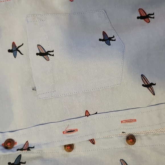 Nwot Sovereign Code Los Angeles brand button down shirt boys size 14/16 - Picture 3 of 3